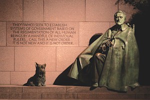 "They (who) seek to establish systems of government based on the regimentation of all human beings by a handful of individual rulers...Call this a new order. It is not new and it is not order." A quote by Franklin D. Roosevelt.